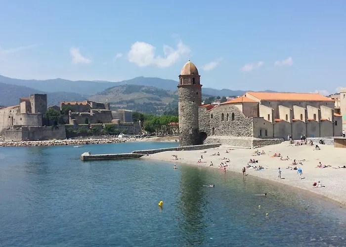 4sap22 Climatisé Avec Double Terrasses Appartement Collioure