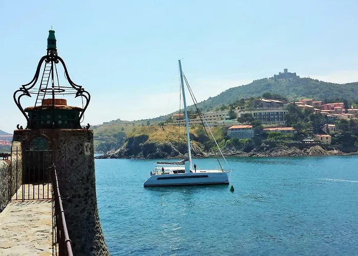 4sap22 Climatisé Avec Double Terrasses Collioure